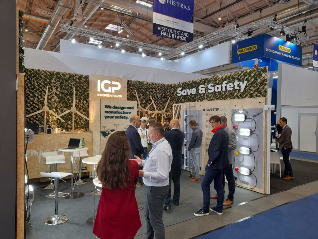 Imagen de la noticia SAFE-STEP, diseñado por IGP, presentado en la Feria Wind Energy de Hamburgo