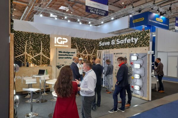 Imagen de la noticia SAFE-STEP, diseñado por IGP, presentado en la Feria Wind Energy de Hamburgo