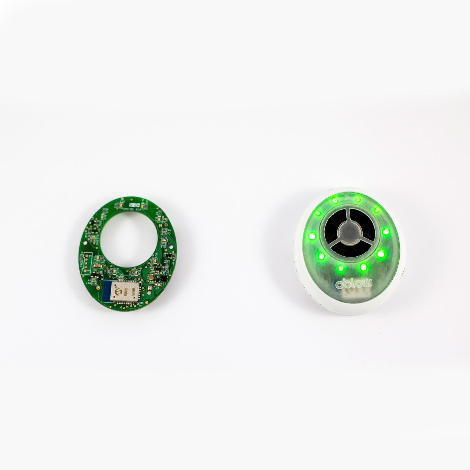 Post imageElectronics of the stress management device through breathing