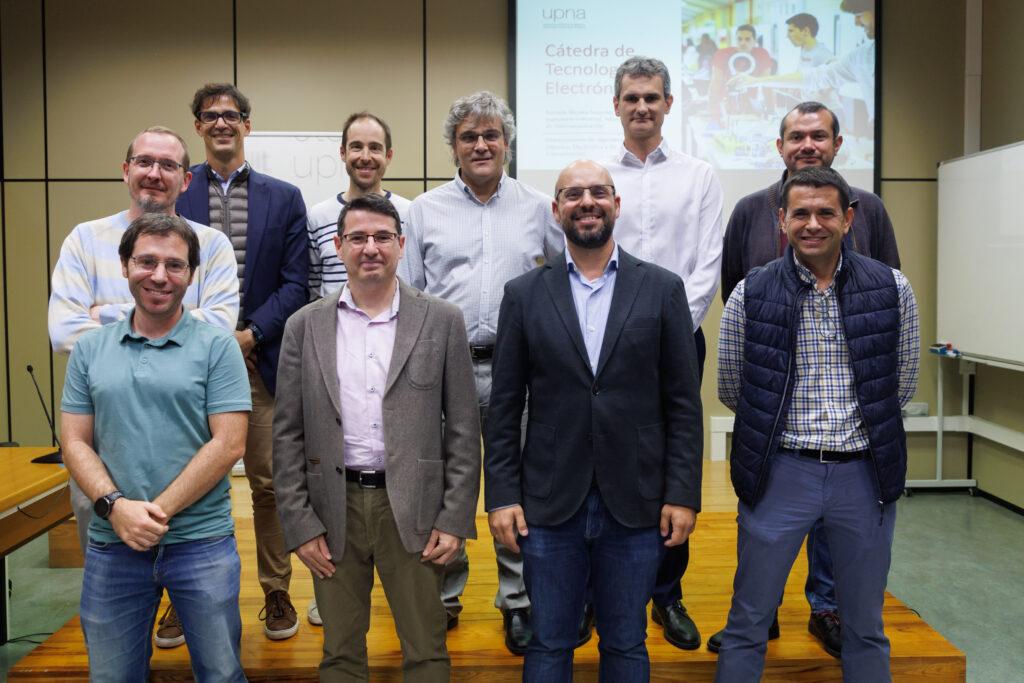 Imagen de la noticia La Cátedra de Tecnología Electrónica de la UPNA presenta sus actividades para el curso 2023-2024.